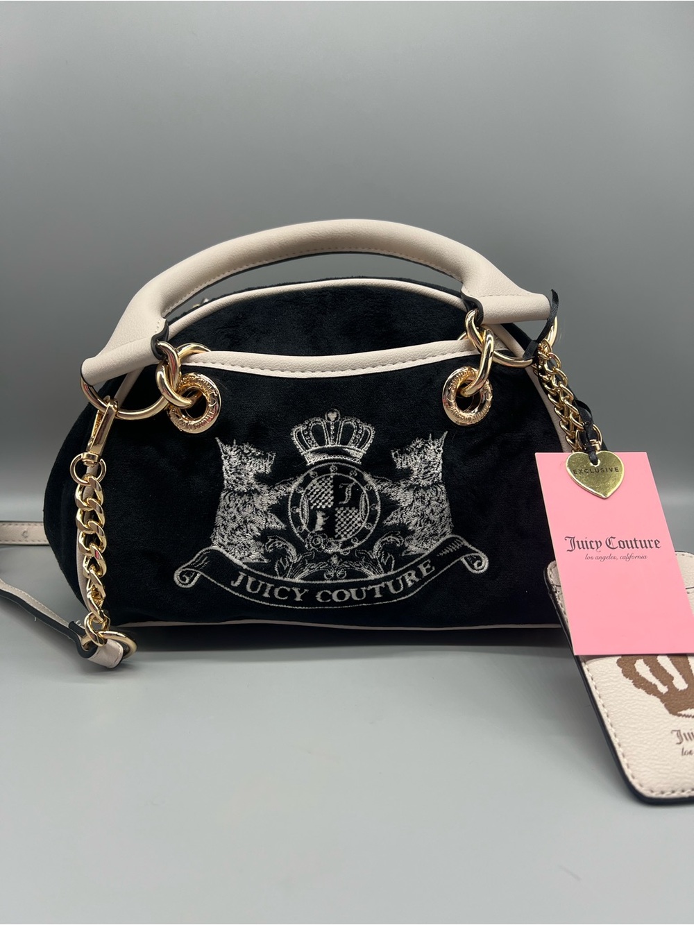 Juicy couture classic Scottie dogs satchel purse